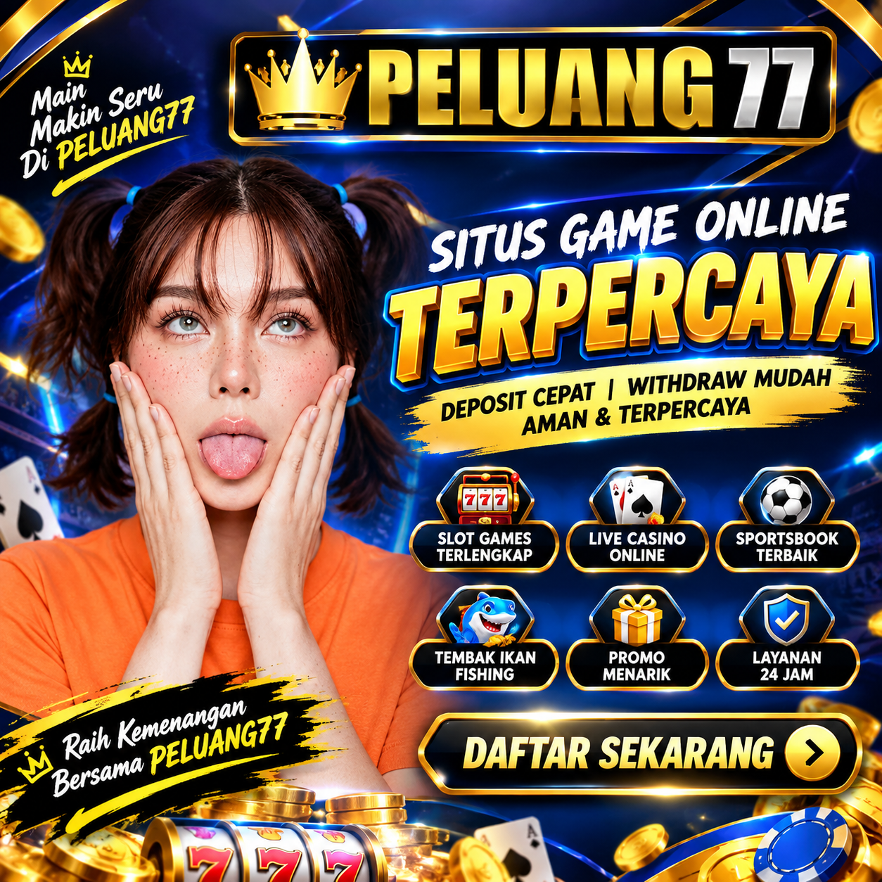 PELUANG77 – Awali Keseruanmu dengan Satu Putaran
